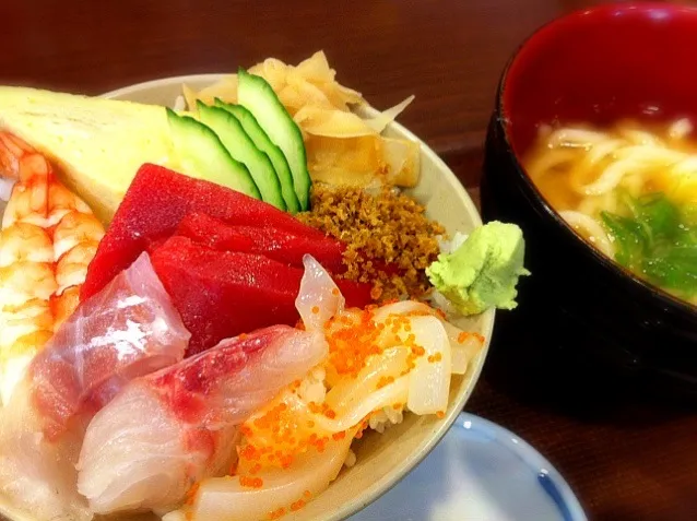 ドイツでちらし&鯛味噌うどん|rubichanさん