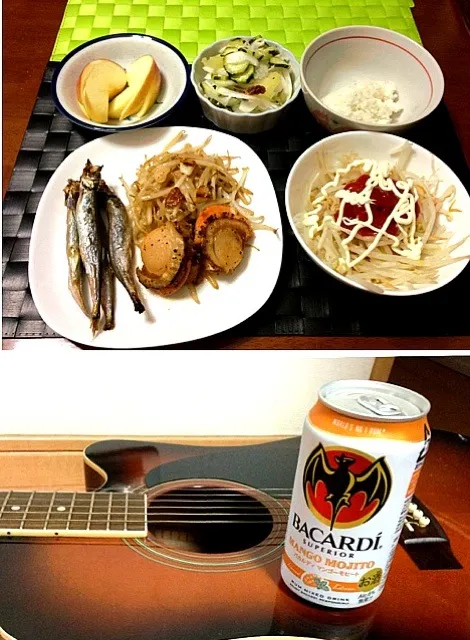 Snapdishの料理写真:🍴昨晩の深夜家ご飯&ナイトキャップ🍹|マニラ男さん