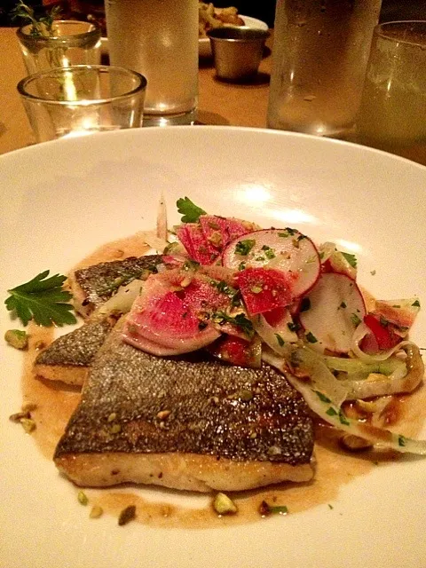 Trout with heirloom radishes at Bocado|lanchi bombalierさん