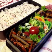 Snapdishの料理写真:3/27:旦那さんのお弁当|安藤宏美さん