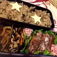 Snapdishの料理写真:3/28:旦那さんのお弁当|安藤宏美さん