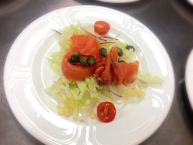 Smoked salmon salad|kazuko Tsujiさん