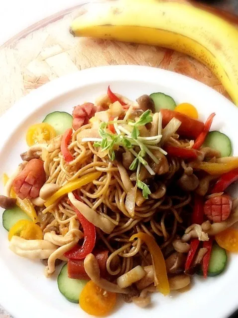 🎌和風キノコパスタ🍝|さとう かおりさん