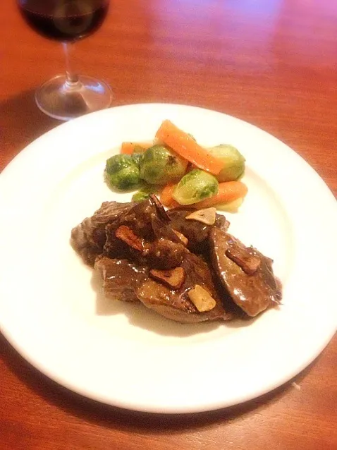 Lamb liver& sautéed vegetables|kazuko Tsujiさん