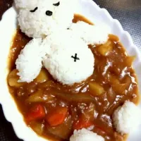 Snapdishの料理写真:くまさんｉｎカレー風呂