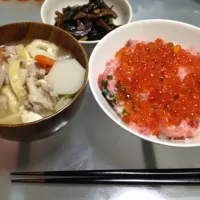 海鮮丼＆けんちん汁|山口晶子さん