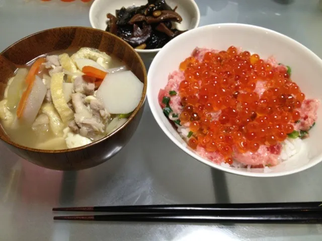 海鮮丼＆けんちん汁|山口晶子さん