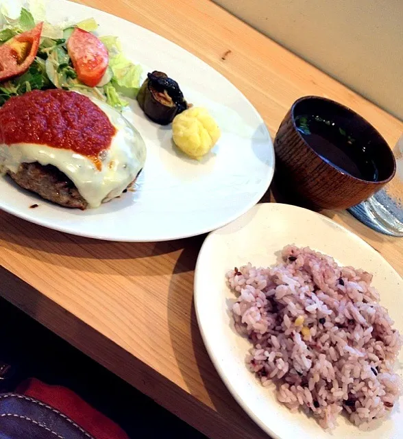 和ん家かふぇ チーズハンバーグlunch|吉良あゆみさん