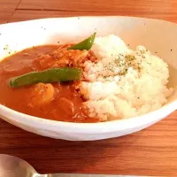 Snapdishの料理写真:朝カレー（チキン手羽先）|音色さん