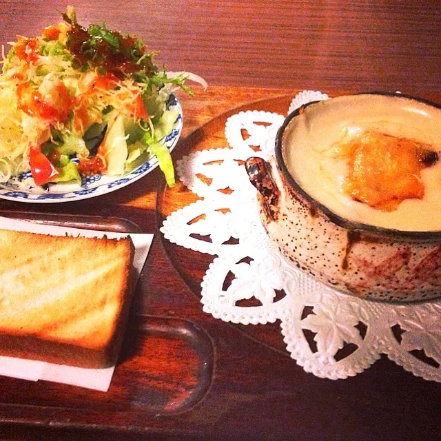 ✼﻿喫茶店でグラタンランチ✼﻿|ほわいとさん