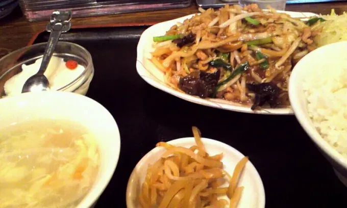 肉野菜炒め定食|中村哲さん