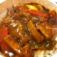 カレー南蛮牛丼|金智娜さん