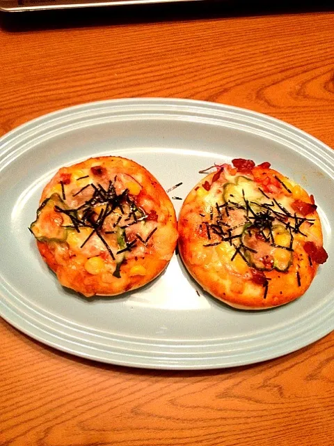 照焼きチキンピザ|ポポさん