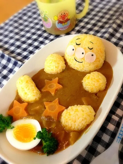 アンパンマンお風呂カレー|どんママさん