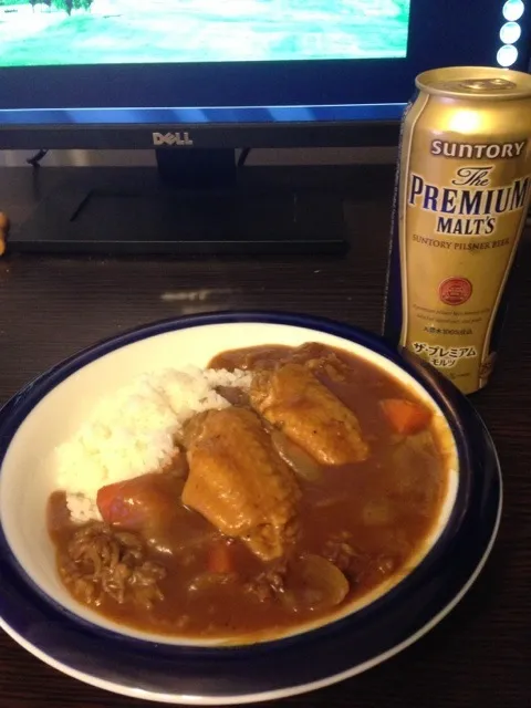 Snapdishの料理写真:手羽先カレー(^O^)|眞さんさん