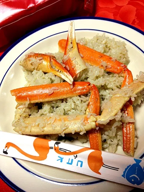 メヒコのカニピラフお持ち帰り❤ / Crab pilaff|鰻大好き❤さん