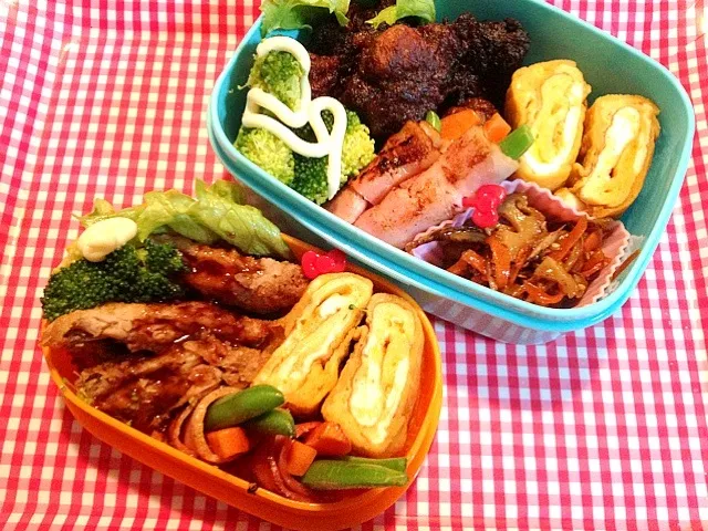 Snapdishの料理写真:新しいお弁当箱でお弁当！|kysbooさん