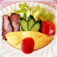 Snapdishの料理写真:オムレツ|★*:;;;:*☆*:;;;:*★*:;;;:*☆さん