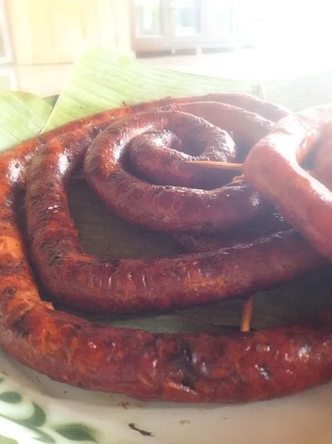 Snapdishの料理写真:ไส้อั่ว Northern Sausage.|Pakinaiさん