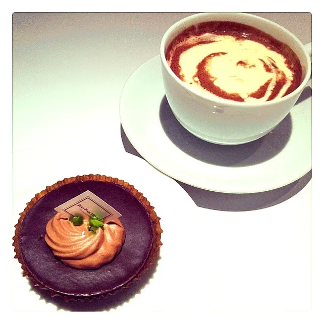 JPH Chocolat Chaud Mandarin Tarte choco'in|cakeさん