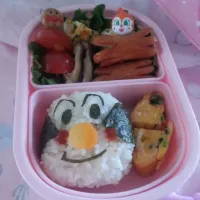 Snapdishの料理写真:おむすびマン弁当|中溝千恵子さん