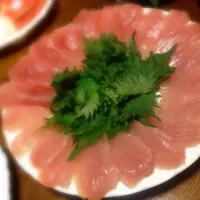 びんちょうマグロの刺身|石川美奈さん