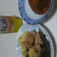 ワラビの煮物