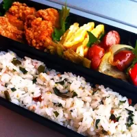 Snapdishの料理写真:今日のダンナ弁当|meguさん