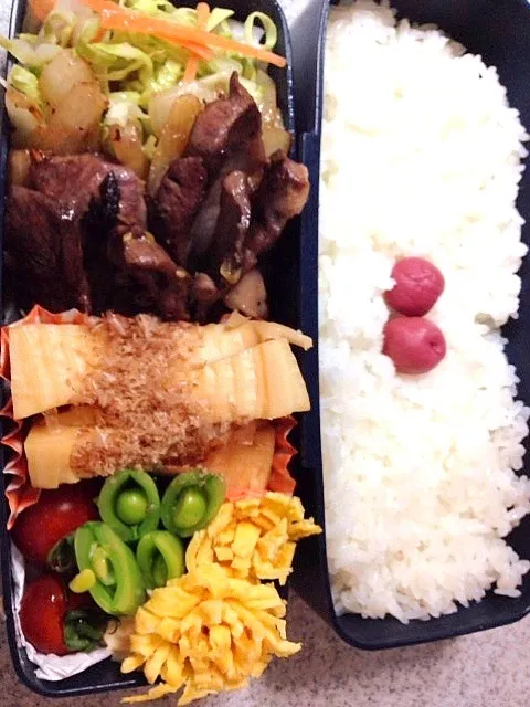 Snapdishの料理写真:旦那さんのお弁当|5児のママさん