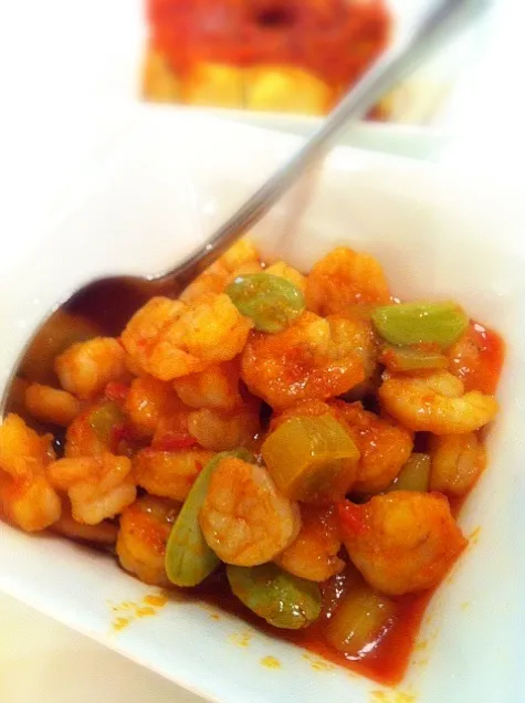 Snapdishの料理写真:Sambal Udang Petai|tiffany chendrainyさん