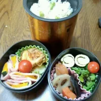 Snapdishの料理写真:4/1（月）のお弁当|咲夢さん