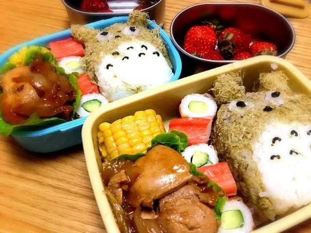 春休みのお弁当☆トトロ♪|satomiさん