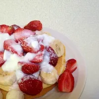 あまおうのパンケーキ|中西祐依子さん