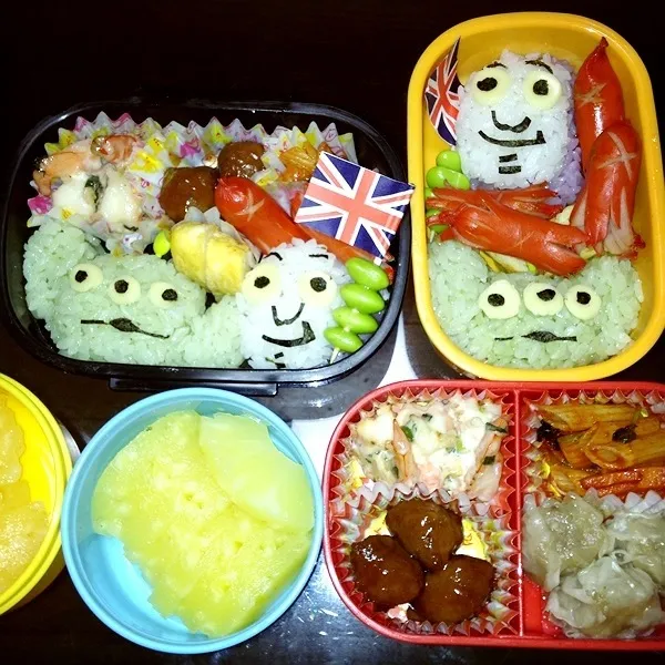 Snapdishの料理写真:子供のお弁当。 トイストーリー|中塚 恵美子さん