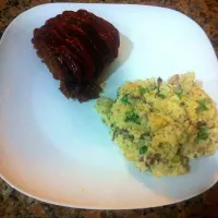 Snapdishの料理写真:Meatloaf, rosemary mashed potato|Mario M. Gonzalezさん