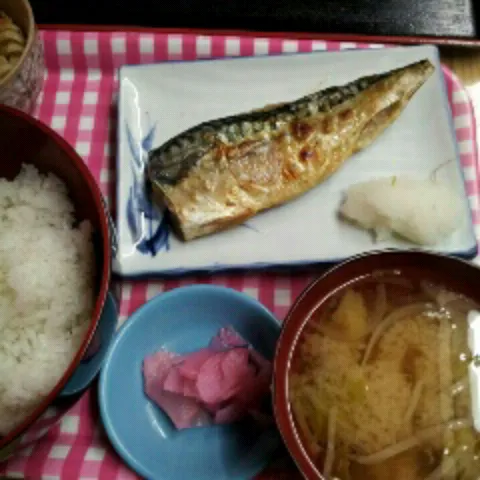 鯖塩焼き定食|寝寝さん