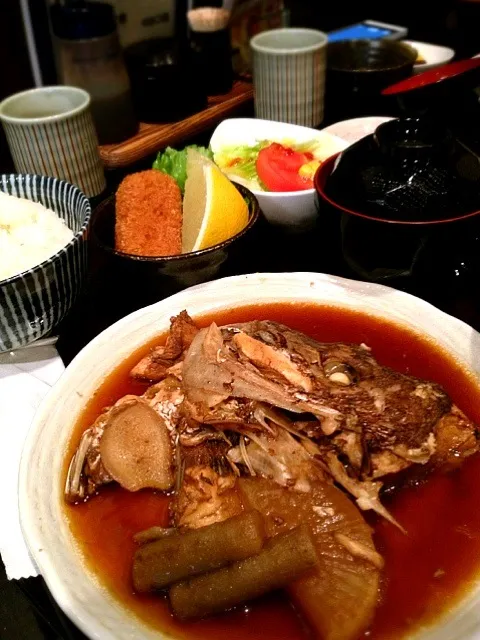 鯛のかぶと煮定食|寺尾真次さん