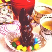 Snapdishの料理写真:🐤🌷 Easter Tea Party 🌷☕ PIERRE HERME chocolate