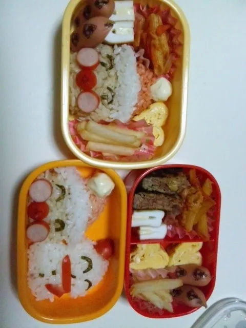 子供のお弁当。 クリスマス|中塚 恵美子さん