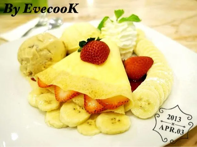 Crepe Cream Cold @ iberry ดับร้อน ชื่นใจ 😉|ชอบทำอาหารเป็นชีวิตจิตใจค๊า... 🍳😍さん