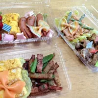 Snapdishの料理写真:お花見弁当(^o^)/|Finchan-mjsさん