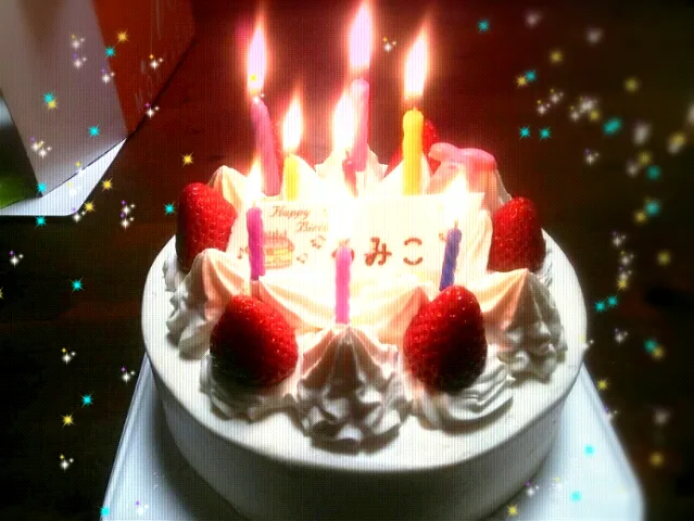 birthdaycake(´v｀o)♡|るみこさん