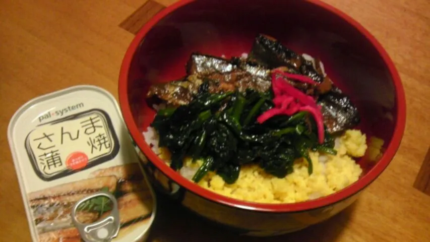 さんまの蒲焼き丼|ズッキーさん