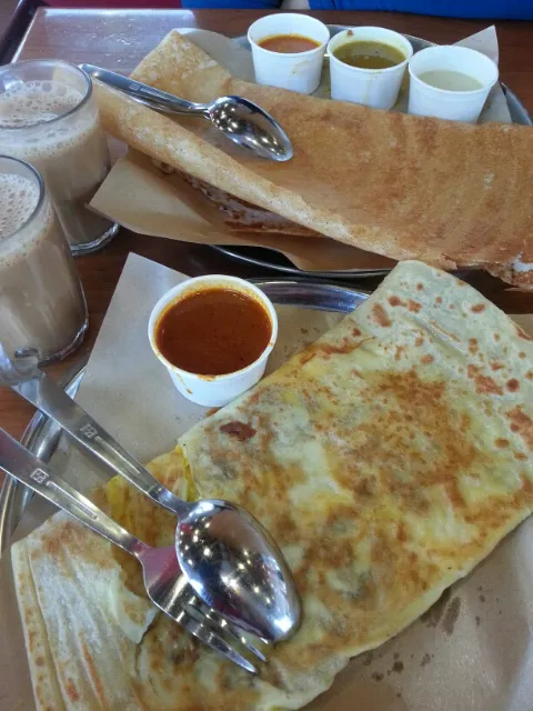 Masala Egg/Cheese & Plain Thosai.|Sudirmanさん