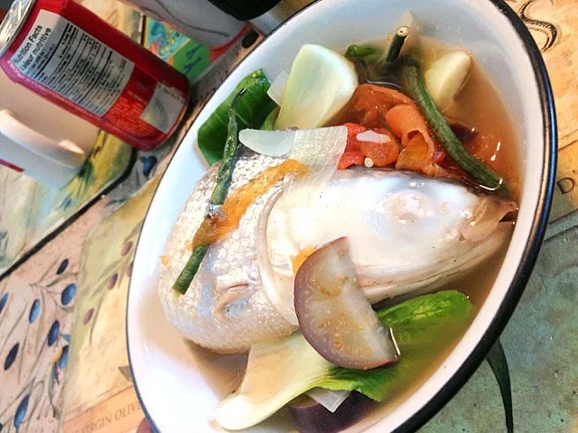 Snapdishの料理写真:Sinigang na Bangus|bethea dultraさん