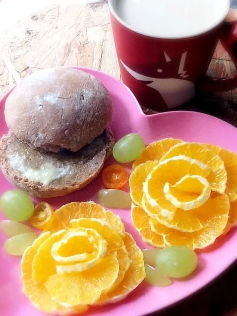 Snapdishの料理写真:🍊モーニングプレート✨|さとう かおりさん