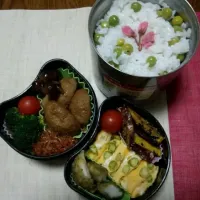 Snapdishの料理写真:4/3（水）のお弁当|咲夢さん