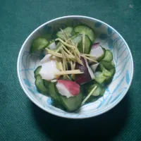 たこときゅうりの酢の物|tibiさん