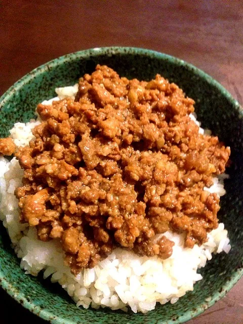 Snapdishの料理写真:台湾そぼろかけご飯(肉燥飯）|appleさん