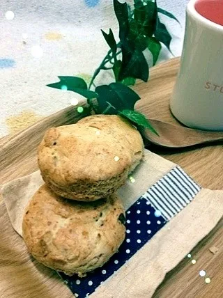 ☆天然酵母スコーン☆ 卵、バター不使用|ポテトさん